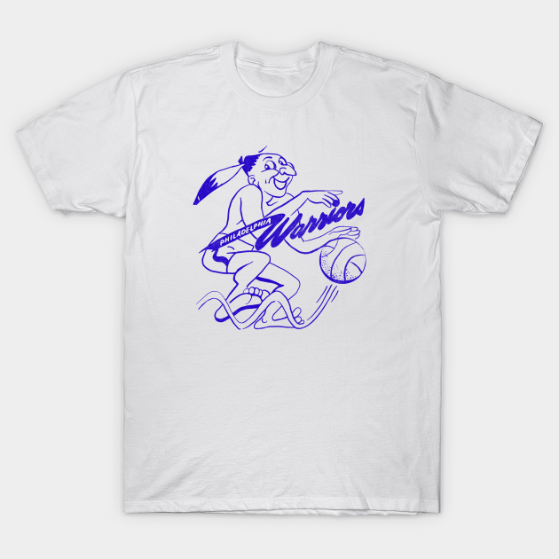 Defunct Philadelphia Warriors ABA Basketball Philly TShirt